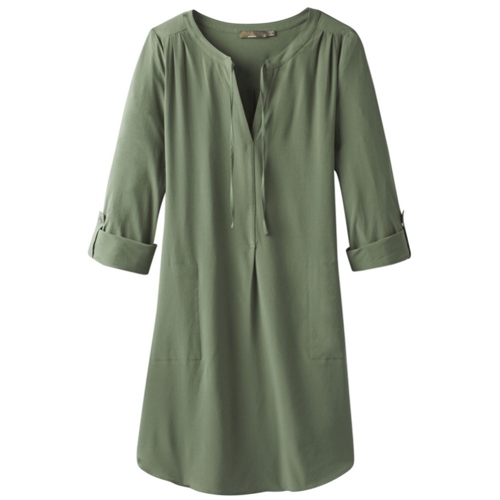 Prana Natassa Dress  Women's Green Tunic Dress size m
Travel vacation summer